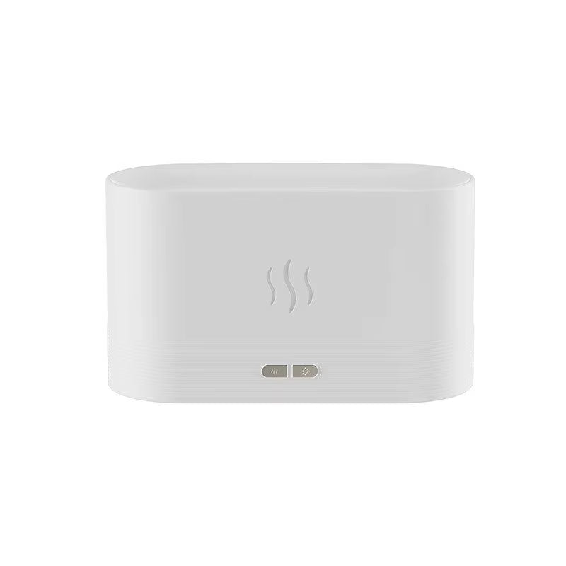Flame Aroma Humidifier – Ultrasonic Essential Oil Diffuser with Color-Changing LED Light
