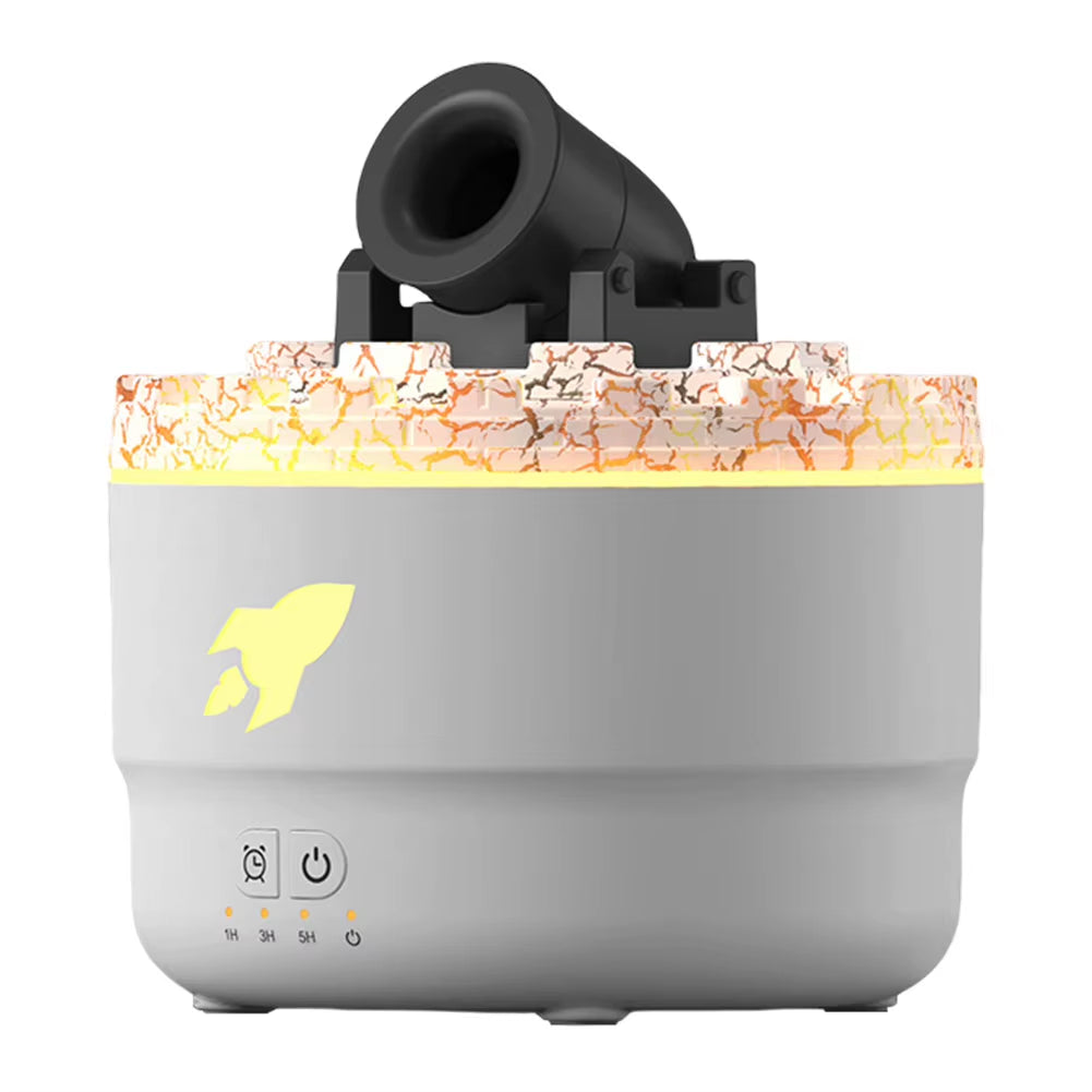 Volcanic Cannon Humidifier – Flame Mist Aroma Diffuser & Essential Oil Air Humidifier