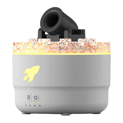 Volcanic Cannon Humidifier – Flame Mist Aroma Diffuser & Essential Oil Air Humidifier