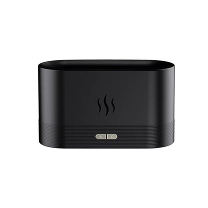 Flame Aroma Humidifier – Ultrasonic Essential Oil Diffuser with Color-Changing LED Light